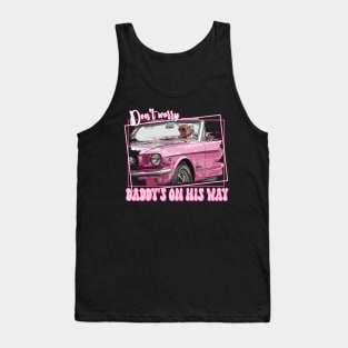 Funny Daddy's Home Trump Pink 2024 Take America Back 2024 Tank Top